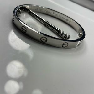 COPY - Used silver Cartier love bracelet